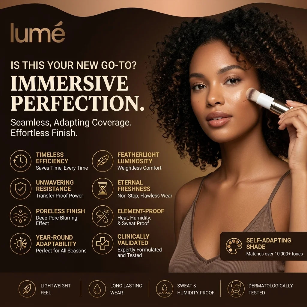 Lumé PureTone Skin-Adapting Foundation Stick | Auto Shade Matching