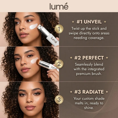 Lumé PureTone Skin-Adapting Foundation Stick | Auto Shade Matching