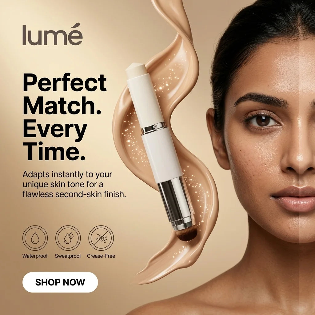 Lumé PureTone Skin-Adapting Foundation Stick | Auto Shade Matching